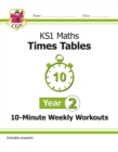 KS1 Year 2 Maths Times Tables 10-Minute Weekly Workouts - Book