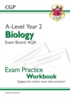 A-Level Biology: AQA Year 2 Exam Practice Workbook - includes Answers - Book