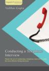 Conducting a Telephone Interview - Book