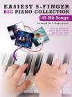 Easiest 5-Finger Piano Collection : 45 Hit Songs - Book