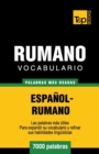 Vocabulario espa?ol-rumano - 7000 palabras m?s usadas - Book