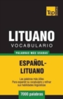 Vocabulario espa?ol-lituano - 7000 palabras m?s usadas - Book