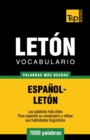 Vocabulario espa?ol-let?n - 7000 palabras m?s usadas - Book