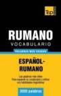 Vocabulario espa?ol-rumano - 3000 palabras m?s usadas - Book