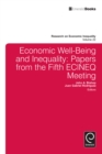 Economic Well-Being and Inequality : Papers from the Fifth ECINEQ Meeting - Book