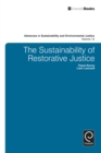 The Sustainability of Restorative Justice - Book