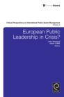 European Public Leadership in Crisis? - Book