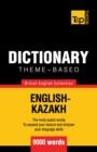 English -Kazakh Dicitonary Theme Based - Book
