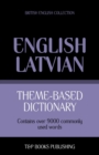 Theme-based dictionary British English-Latvian - 9000 words - Book