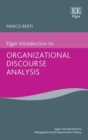 Elgar Introduction to Organizational Discourse Analysis - eBook