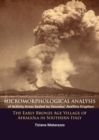 Micromorphological Analysis of Activity Areas Sealed by Vesuvius' Avellino Eruption : The Early Bronze Age Village of Afragola in Southern Italy - Book