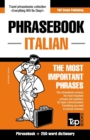 English-Italian phrasebook and 250-word mini dictionary - Book