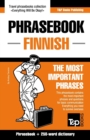 English-Finnish phrasebook and 250-word mini dictionary - Book