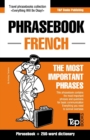 English-French phrasebook and 250-word mini dictionary - Book