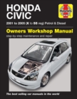 Honda Civic Petrol & Diesel (01 - 05) Haynes Repair Manual - Book