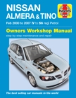 Nissan Almera & Tino Petrol (Feb 00 - 07) Haynes Repair Manual - Book