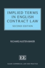 Implied Terms in English Contract Law, Second Edition - eBook