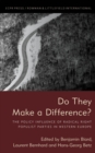 Do They Make a Difference? : The Policy Influence of Radical Right Populist Parties in Western Europe - Book