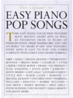 The Library Of Easy Piano Pop Songs - Book
