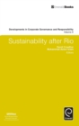 Sustainability after Rio - Book