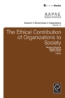 The Ethical Contribution of Organizations to Society - Book