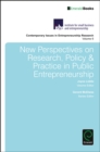 New Perspectives on Research, Policy & Practice in Public Entrepreneurship - Book