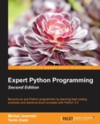 Expert Python Programming - - Book