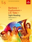 Sight-Reading for Baritone (bass clef), Euphonium (bass clef), E flat Tuba (bass clef), ABRSM Grades 1-5, from 2023 - Book