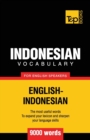 Indonesian vocabulary for English speakers - 9000 words - Book