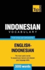 Indonesian vocabulary for English speakers - 3000 words - Book