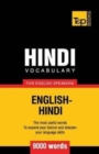 Hindi vocabulary for English speakers - 9000 words - Book