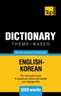 Theme-based dictionary British English-Korean - 3000 words - Book
