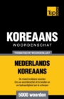 Thematische woordenschat Nederlands-Koreaans - 5000 woorden - Book