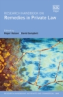 Research Handbook on Remedies in Private Law - eBook