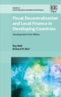 Fiscal Decentralization and Local Finance in Developing Countries : Development from Below - eBook