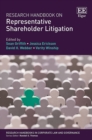Research Handbook on Representative Shareholder Litigation - eBook