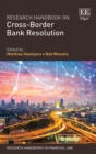 Research Handbook on Cross-Border Bank Resolution - eBook