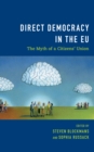 Direct Democracy in the EU : The Myth of a Citizens' Union - Book