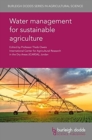 Water Management for Sustainable Agriculture - Book