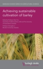 Achieving Sustainable Cultivation of Barley - Book