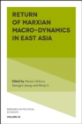 Return of Marxian Macro-dynamics in East Asia - Book