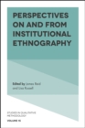 Perspectives on and from Institutional Ethnography - Book