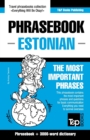 English-Estonian phrasebook & 3000-word topical vocabulary - Book
