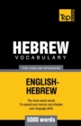 Hebrew vocabulary for English speakers - 5000 words - Book