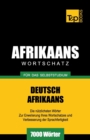 Wortschatz Deutsch-Afrikaans f?r das Selbststudium - 7000 W?rter - Book