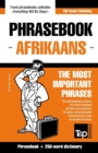 English-Afrikaans phrasebook and 250-word mini dictionary - Book