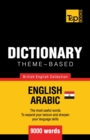 Theme-based dictionary British English-Egyptian Arabic - 9000 words - Book