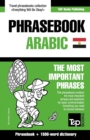 English-Egyptian Arabic phrasebook and 1500-word dictionary - Book