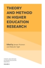Theory and Method in Higher Education Research - eBook