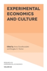 Experimental Economics and Culture - Book